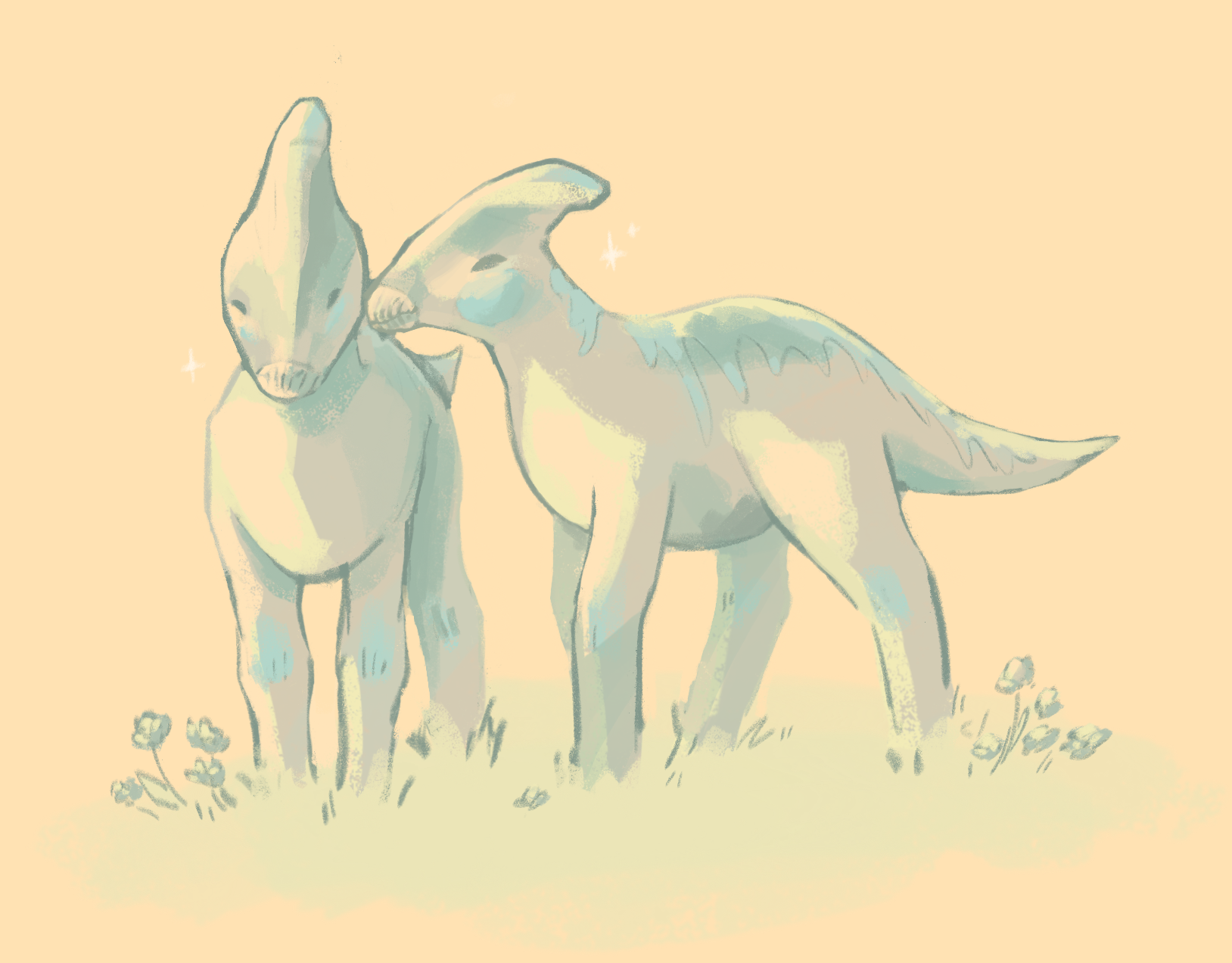 Baby Parasaurolophus